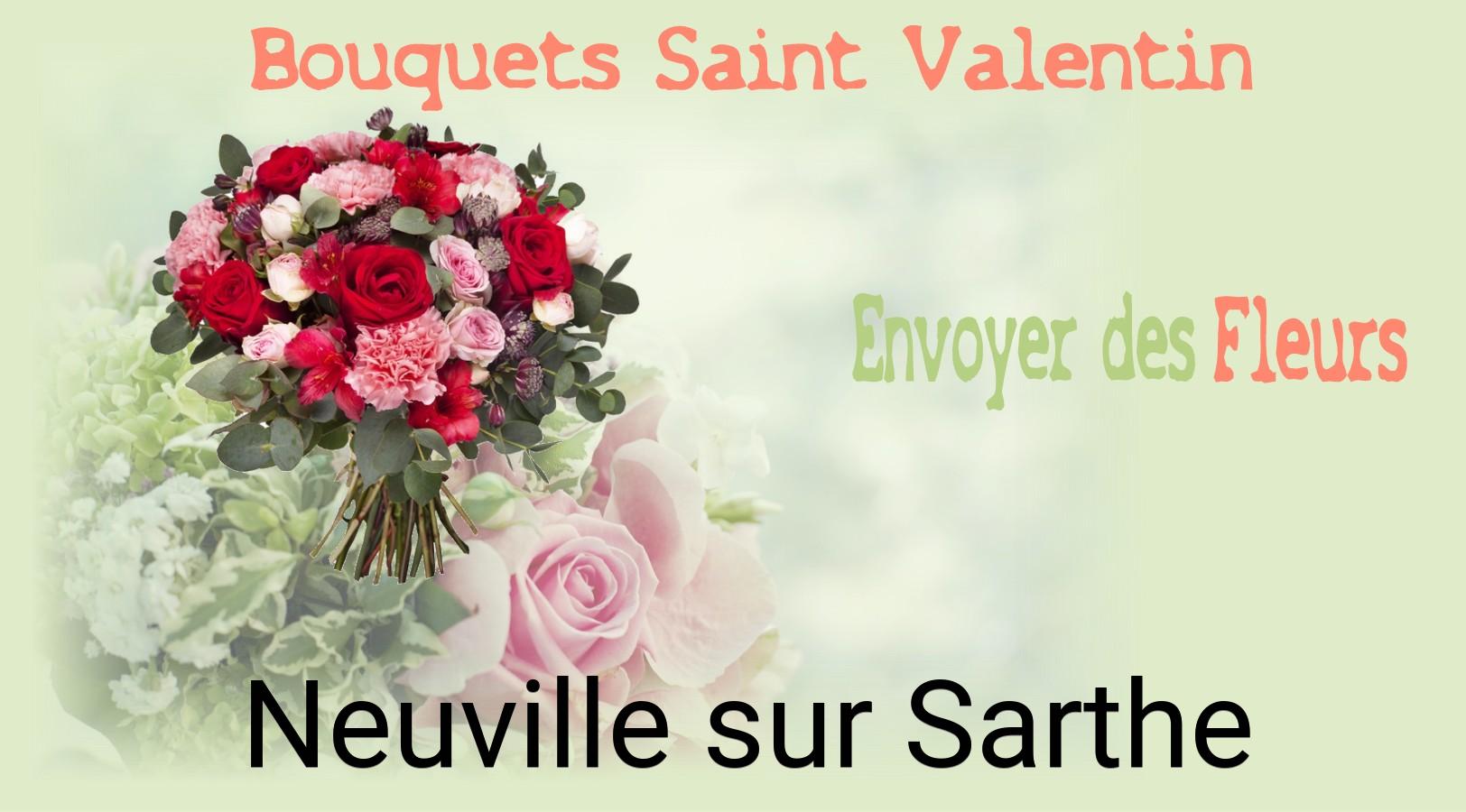 Roses de Saint-Valentin livrées à Neuville-sur-Sarthe